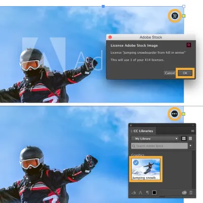 Viewing Adobe Stock Previews Before Purchase