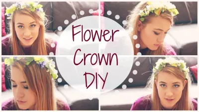 Creating a Beautiful Floral Crown on Dailymotion