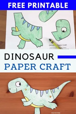 Learn to Make a Paper Dinosaur with Fun Ideas
