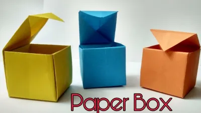 Create a Paper Box Easily with Video Tutorials on Dailymotion