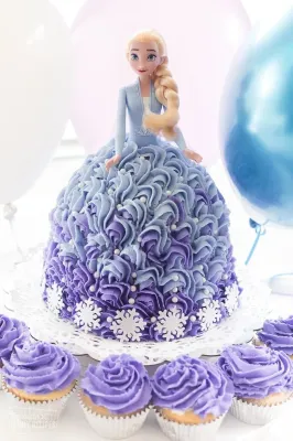 How to Create a Frozen Princess Cake with Fun and Easy Decorating Tips