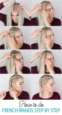 Creating a French Braid Hairstyle on Dailymotion