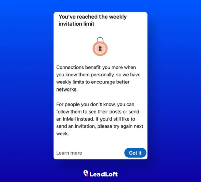 Understanding LinkedIn Connection Request Limits Per Week