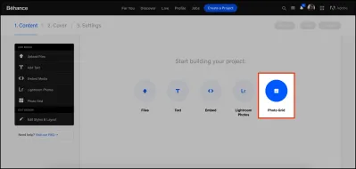 How to Add a New Project on Behance