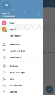 How to Add Another Account on Telegram for Android