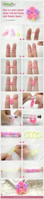 How to Create Stunning Rubber Band Flower Bracelets