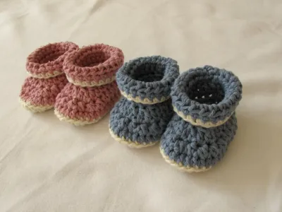 How to Make Crochet Baby Booties