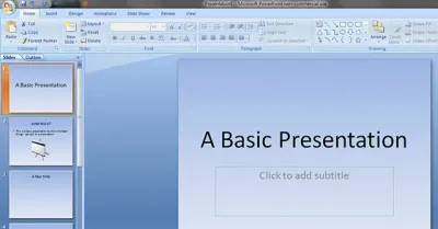 How to Create Slides in PowerPoint 2007 for Beginners