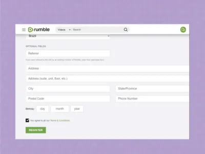 Creating a Rumble Account and Joining the Growing Community