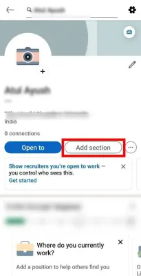 How to Add a Resume to LinkedIn Using the App