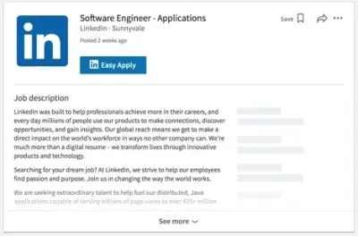 Identifying Authentic Job Listings on LinkedIn