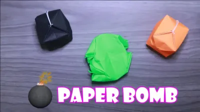 How to Create an Exploding Paper Bomb Craft Tutorial