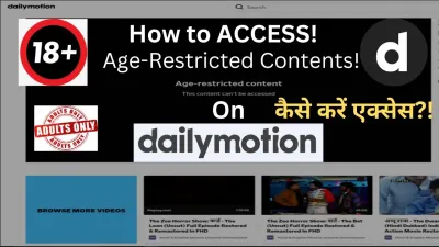 How to Set the Age Gate Off on Dailymotion