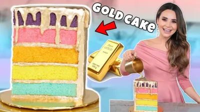 How to Make Rainbow Cake with Nerdy Nummies Fun Recipe