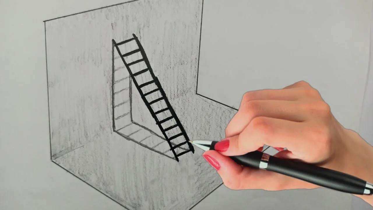 Steps To Draw 3D Drawings