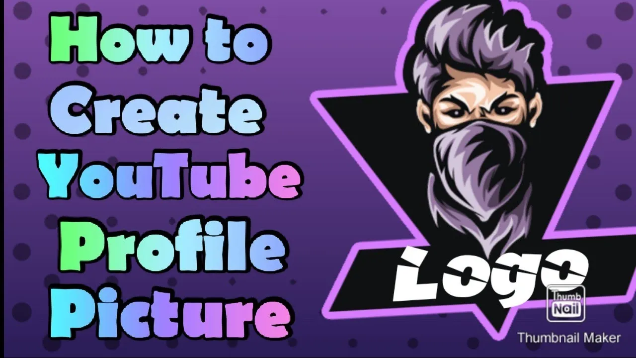 How to create YouTube profile picture logo  YouTube