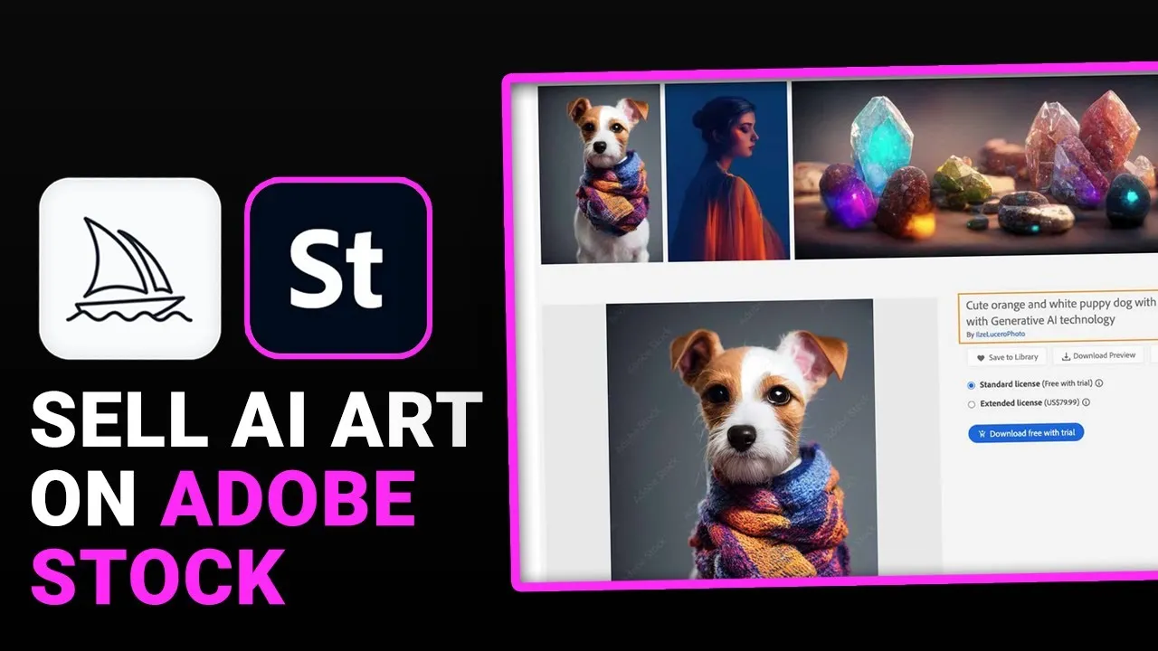 How to Sell AI Generated Art on Adobe Stock Complete Tutorial  YouTube