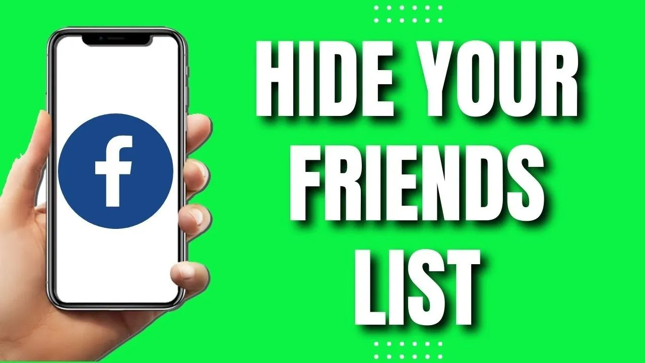 How To Hide Your Friends List On Facebook Easy  YouTube