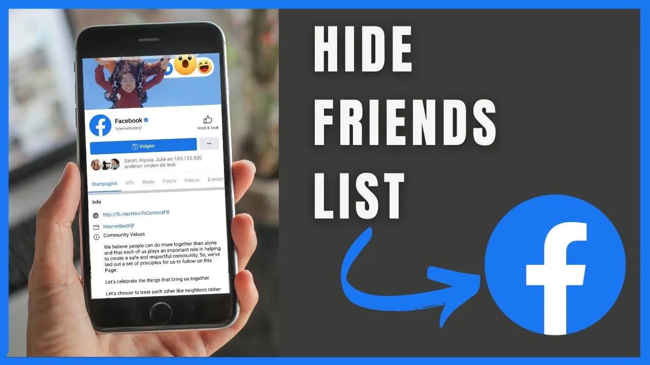 How to Hide Your Friends List on Facebook