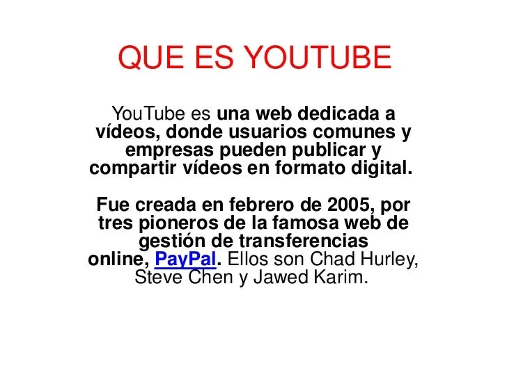 Que es youtube