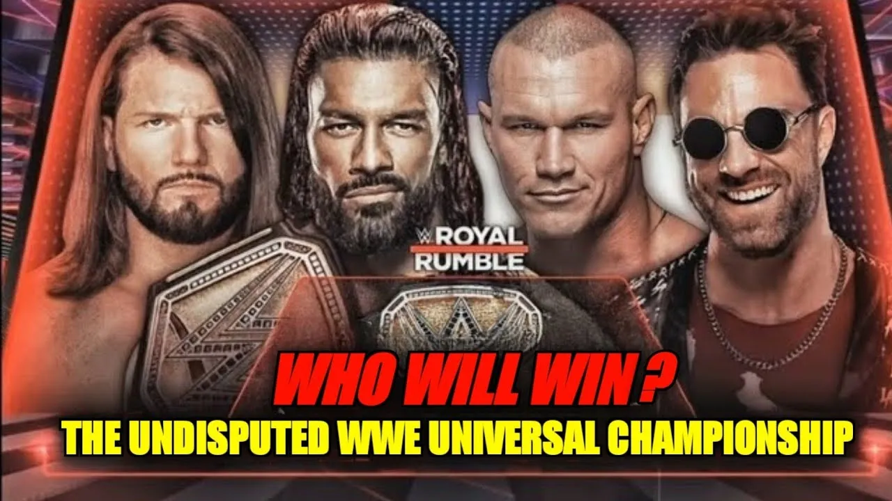 Roman Reigns vs Randy Orton vs Aj Styles vs La Knight  Royal Rumble 