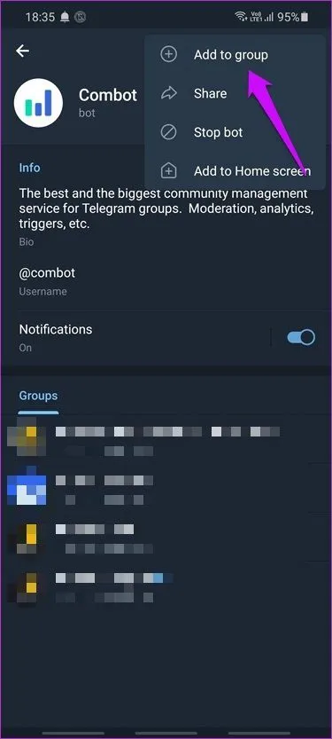 How to Add a Bot to Telegram for Group Management