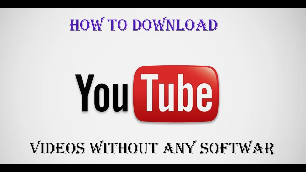 How To Download Youtube Videos Without Any Software In HD On PC  YouTube