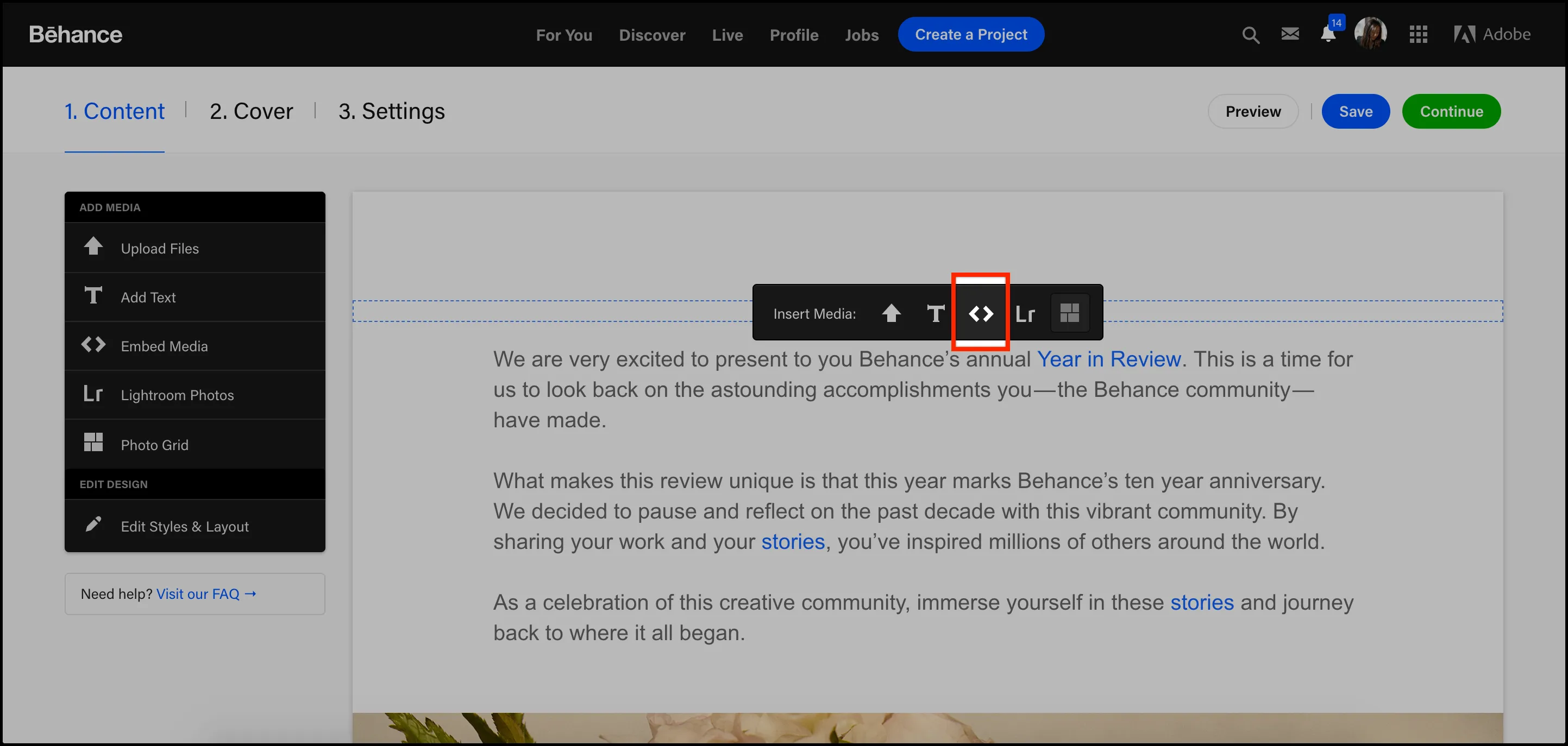 Embedding Vimeo in Behance to Enhance Your Portfolio