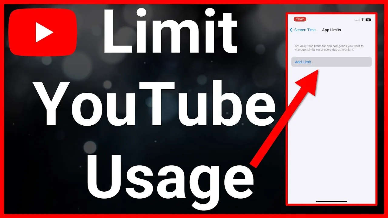 How To Limit Usage Of YouTube  YouTube