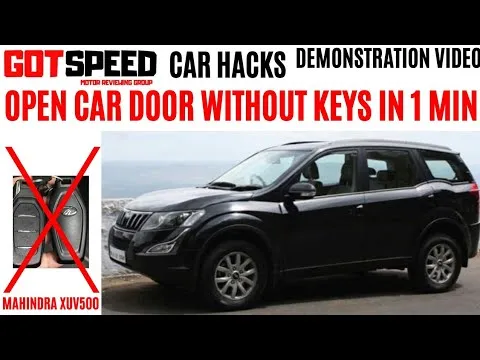 OPENING CAR WITHOUT KEY  HOW TO UNLOCK CAR DOOR WITHOUT KEYS OPENING 