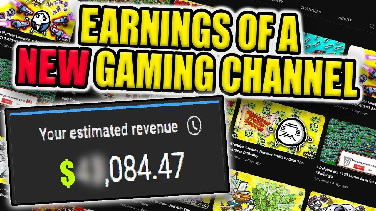 How Much Money Can A New Gaming Youtuber Earn In 2022  YouTube