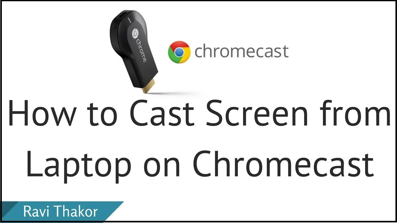 How to Cast Screen from Laptop on Chromecast  View PC in TV  YouTube