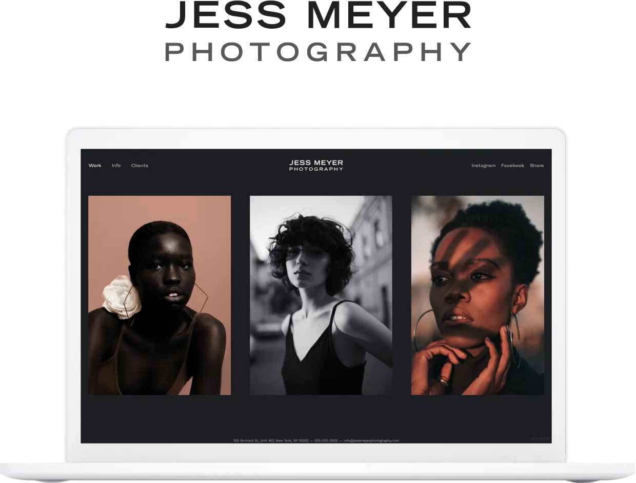 Photography Portfolio Examples For University