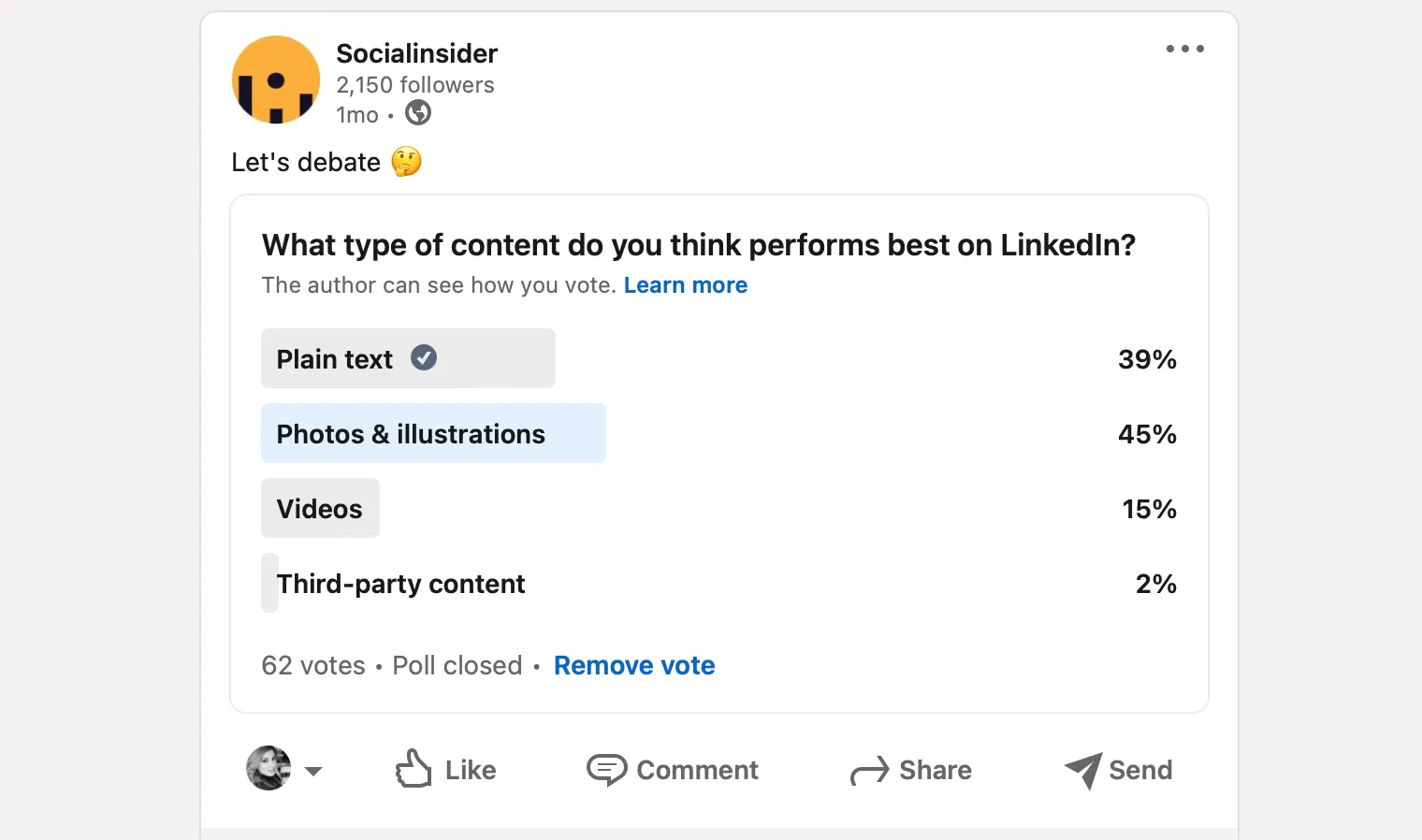 LinkedIn Content Ideas for B2B  Socialinsider