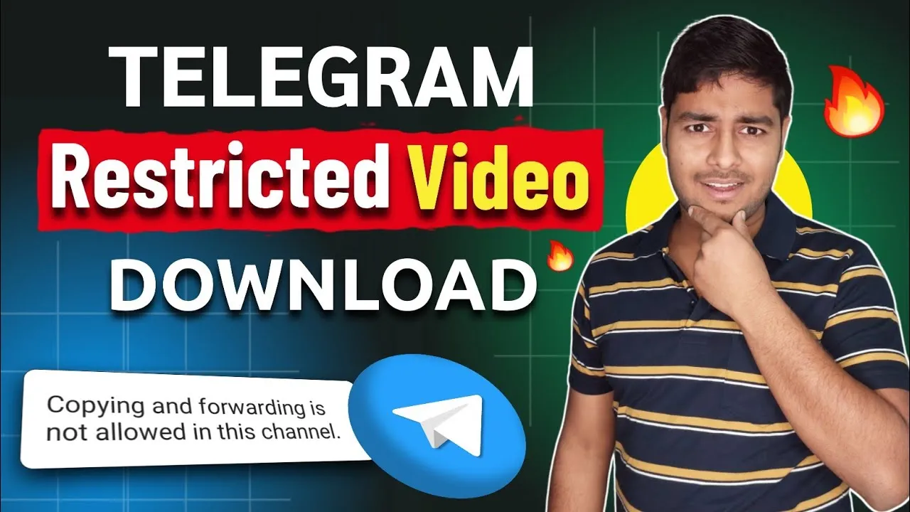 Telegram restricted content download  How to save restricted content 