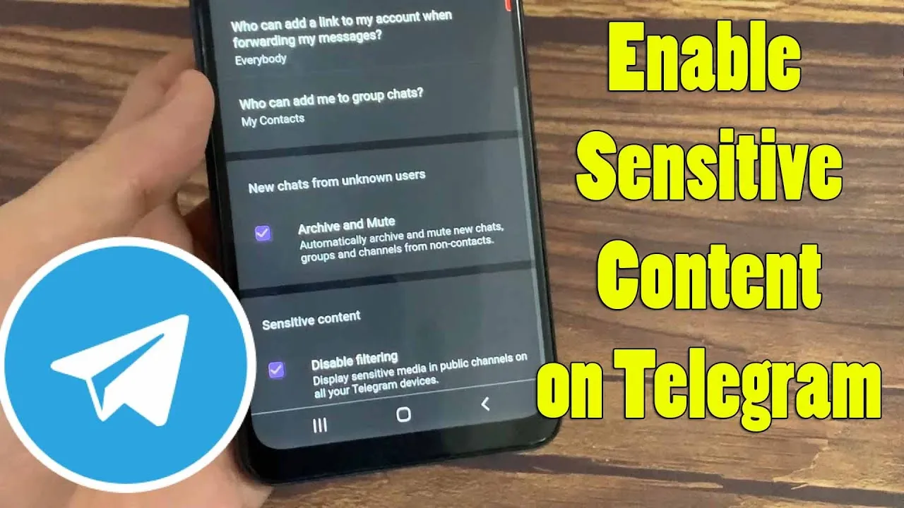 How To Enable Sensitive Content on Telegram 2023 Android  iOS  YouTube