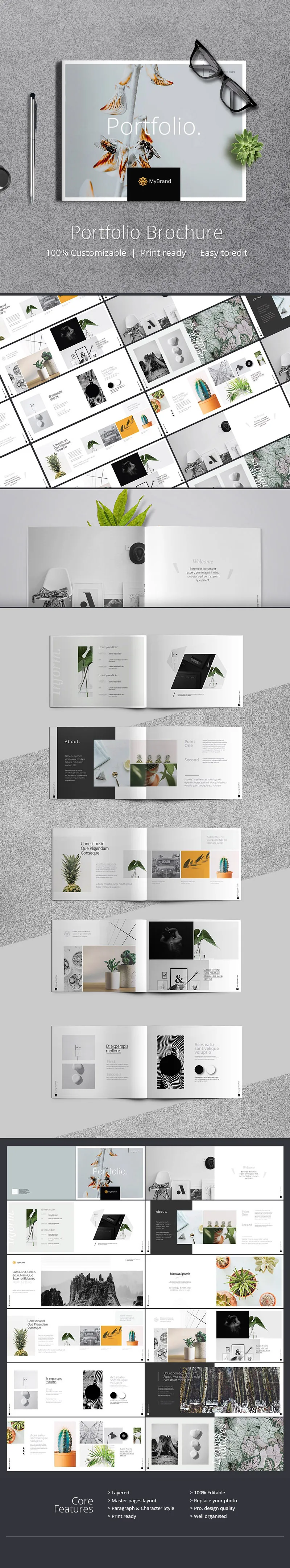 Portfolio Template on Behance