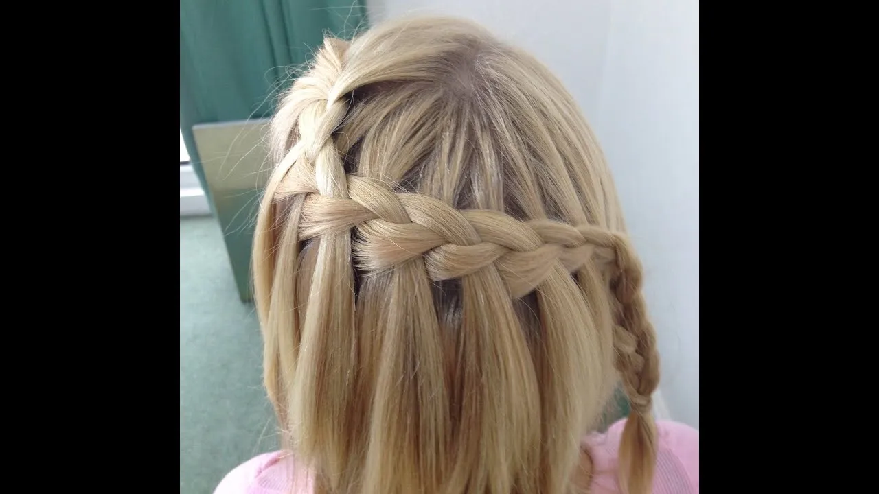 Easy Waterfall Braid Tutorial  YouTube