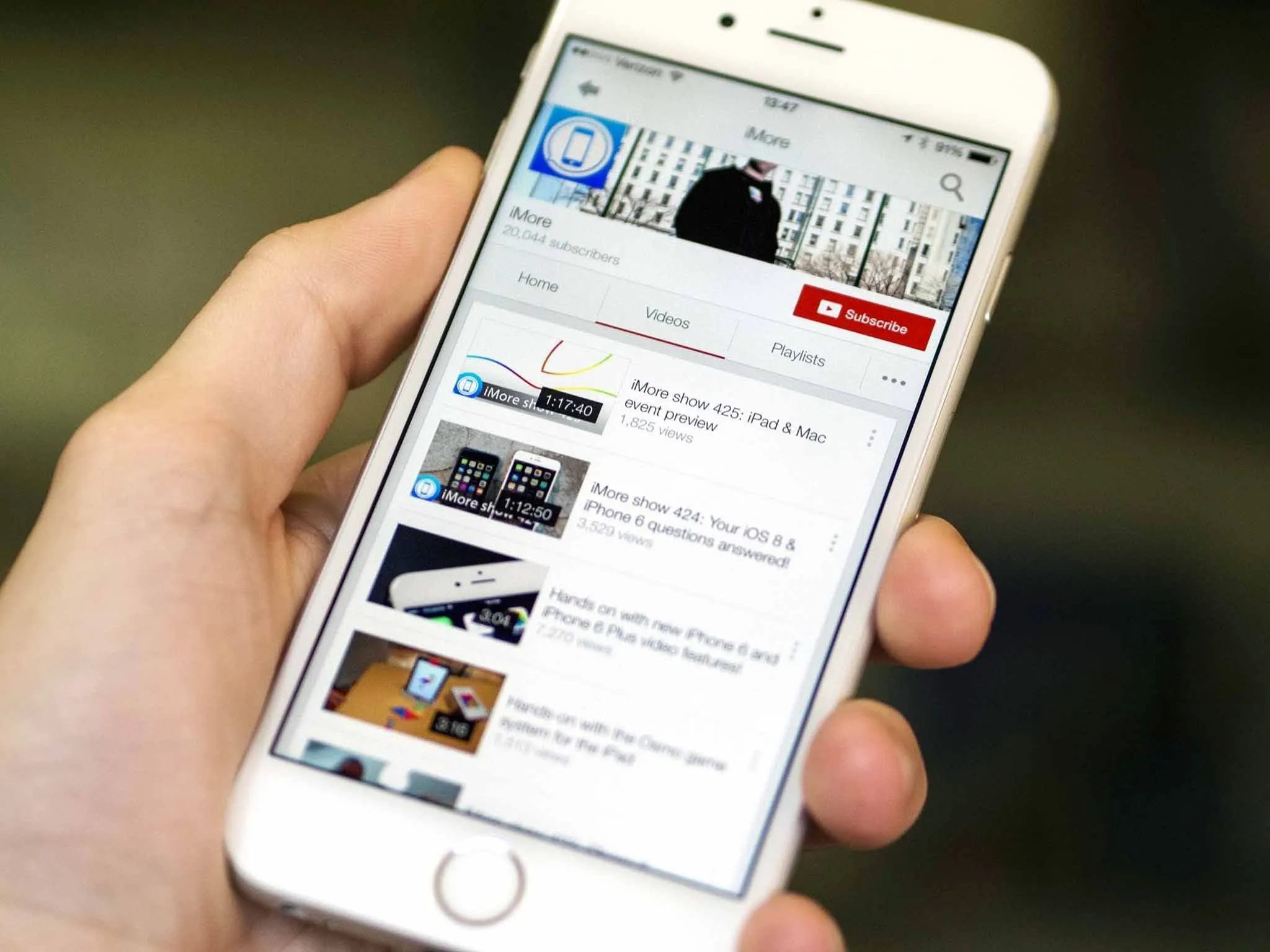 YouTube iOS app updated with full support for iPhone 6 and iPhone 6 