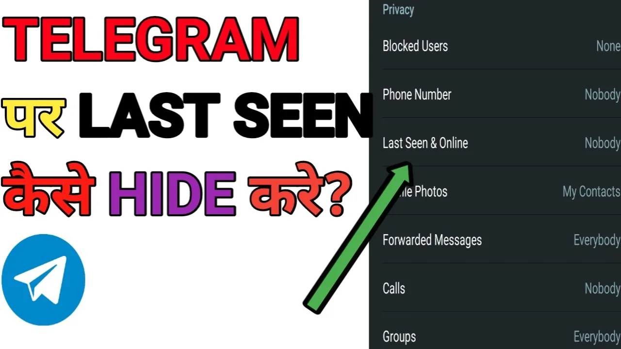 How to Hide Last Seen and Online Status on Telegram