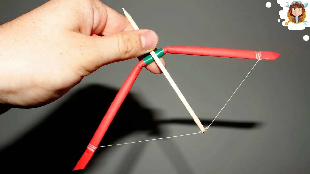 How to make a mini Bow and Arrow  Paper Bow  YouTube