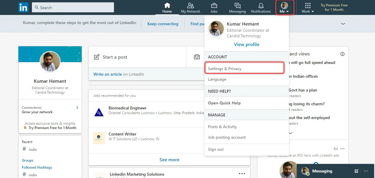 How to Remove Your LinkedIn Account Completely