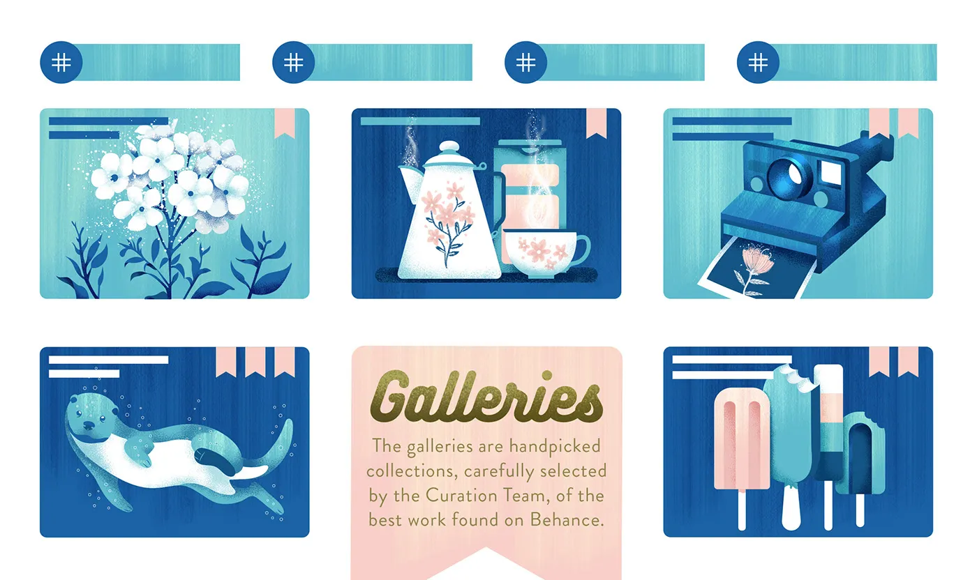 How to Get Featured in Galleries on Behance for Curated Collections