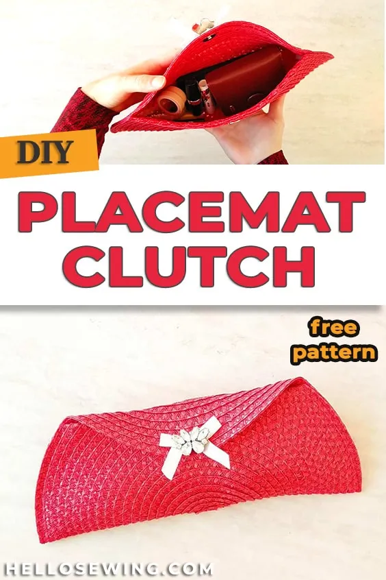 How To Make A Clutch Purse  NoSEW Or SEW DIY Clutch Purse  VIDEO  