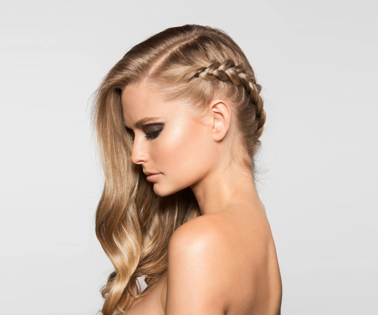 Side French Braid Steps