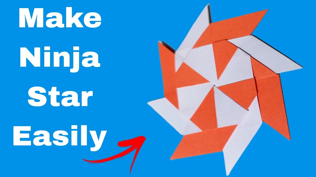 Craft a Paper Transforming Ninja Star with This Fun Tutorial