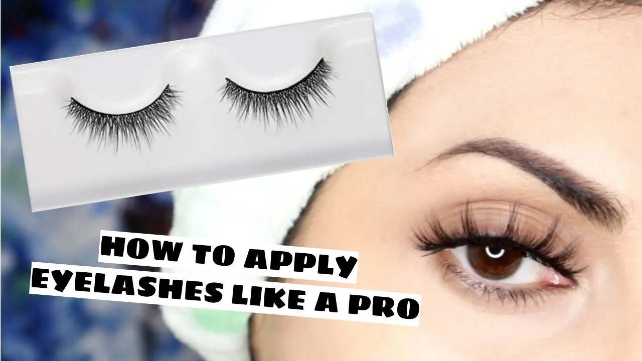 APPLY EYELASHES  FOR BEGINNERS  STEP BY STEP  YouTube