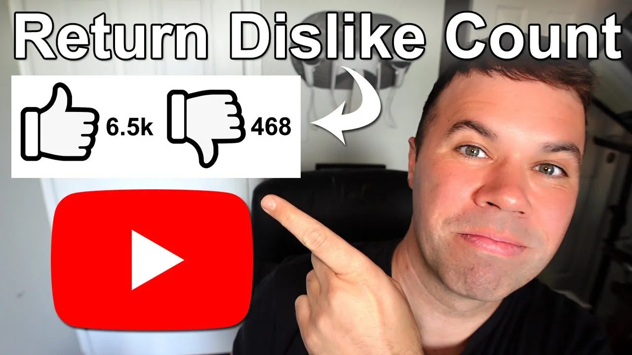 How To Restore Dislikes on YouTube  Turn Dislike Count Back On  YouTube