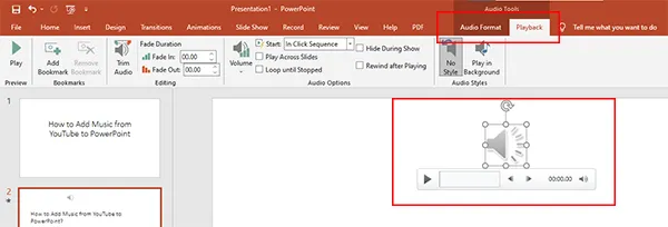 Adding YouTube Music to Your PowerPoint Presentations