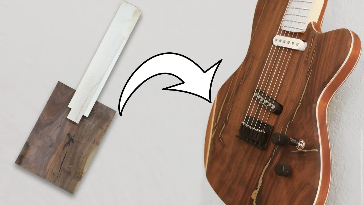 Making A Custom Guitar From Scratch  YouTube